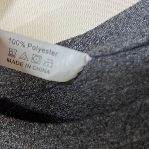 Men’s Gray Mushroom Print Casual Short Sleeve Pullover T-Shirt Size Medium - Picture 6 of 10